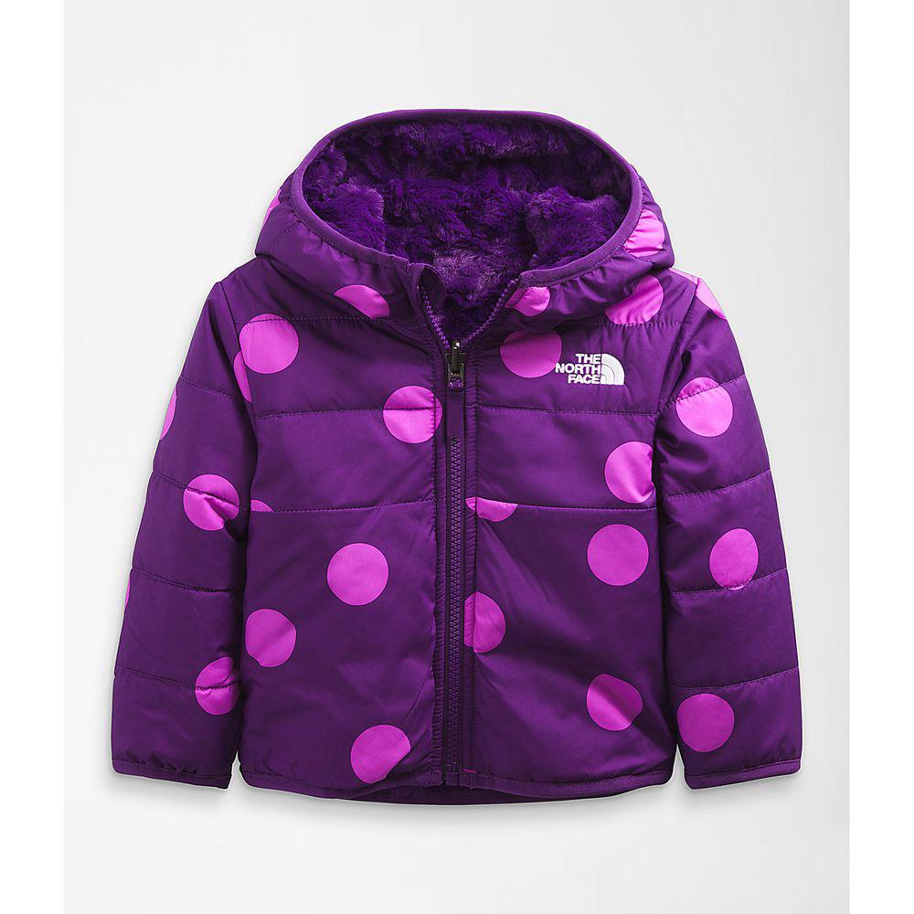 The North Face Reversible Mossbud Swirl Full Zip Hooded Μωρό Σακάκι - Μωβ (BWUF91540)